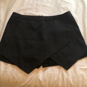Black envelope shorts